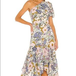 ASTR Santorini One Shoulder Dress